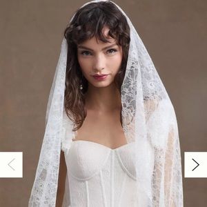 Anthropologie BHLDN Chapel Wedding Veil